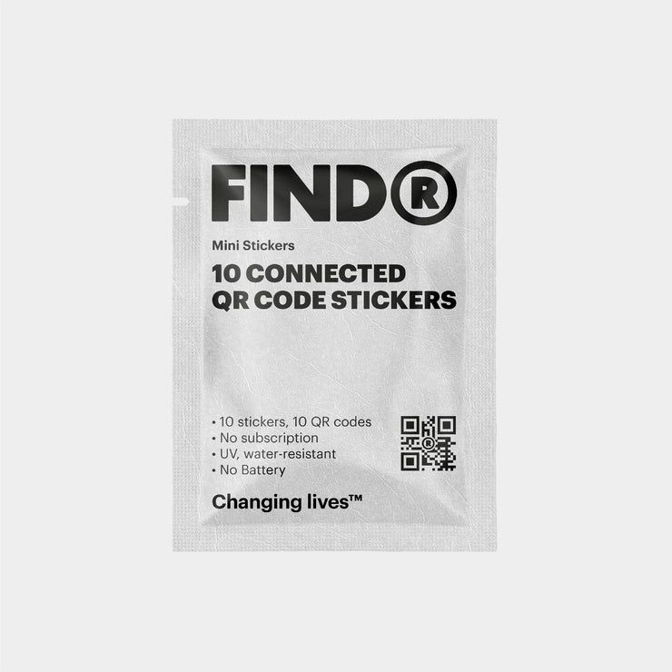 QR code stickers - Mini Bag 10